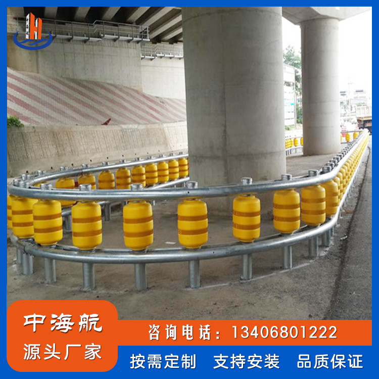 公路旋轉(zhuǎn)桶防護(hù)欄