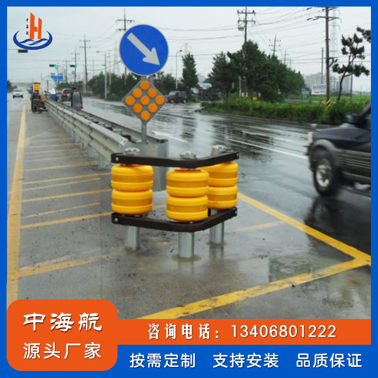 公路旋轉(zhuǎn)桶防護(hù)欄